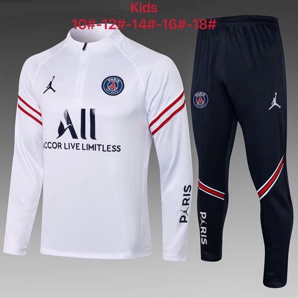 Bambino Giacca Paris Saint Germain 2022 Bianco Rosso